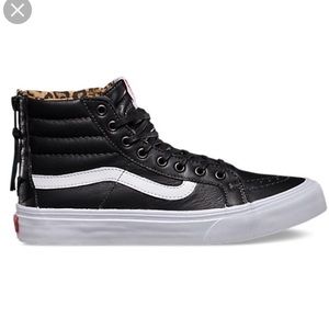 LEATHER SK8-HI SLIM ZIP
